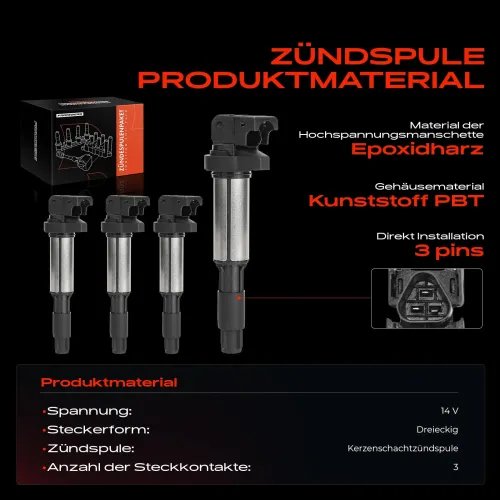 Zündspule 14 V Frankberg 5481FB0015130 Bild Zündspule 14 V Frankberg 5481FB0015130
