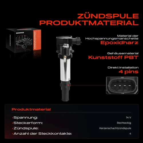 Zündspule 14 V Frankberg 5481FB0015144 Bild Zündspule 14 V Frankberg 5481FB0015144