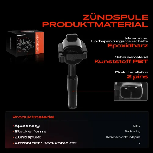 Zündspule 13,5 V Frankberg 5481FB0015160 Bild Zündspule 13,5 V Frankberg 5481FB0015160