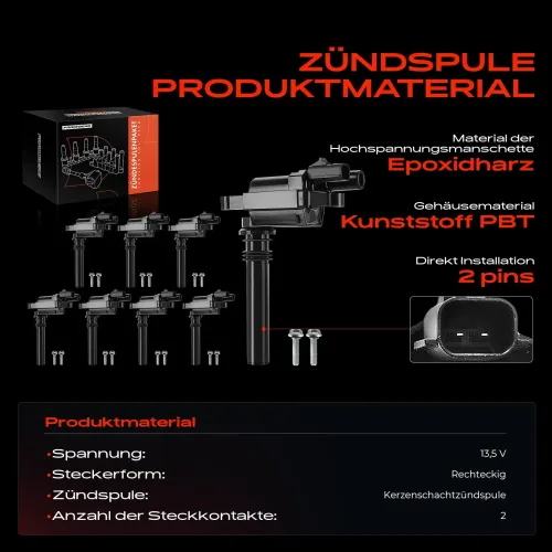 Zündspule 13,5 V Frankberg 5481FB0015166 Bild Zündspule 13,5 V Frankberg 5481FB0015166