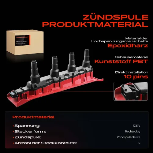 Zündspule 13,5 V Frankberg 5481FB0015172 Bild Zündspule 13,5 V Frankberg 5481FB0015172