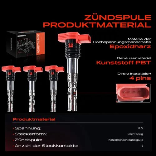 Zündspule 12 V 14 V Frankberg 5481FB0015174 Bild Zündspule 12 V 14 V Frankberg 5481FB0015174
