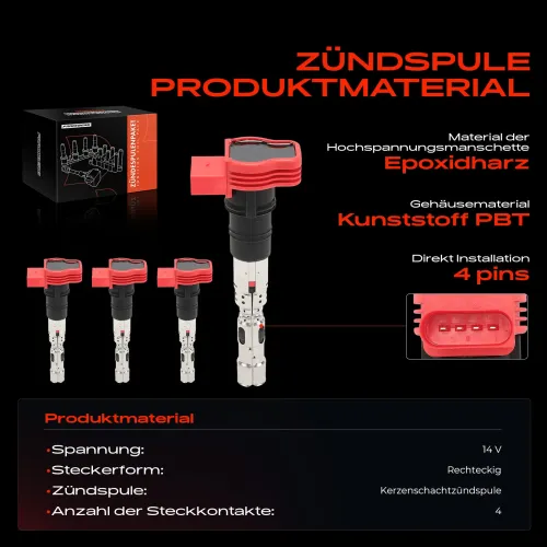 Zündspule 14 V Frankberg 5481FB0015195 Bild Zündspule 14 V Frankberg 5481FB0015195