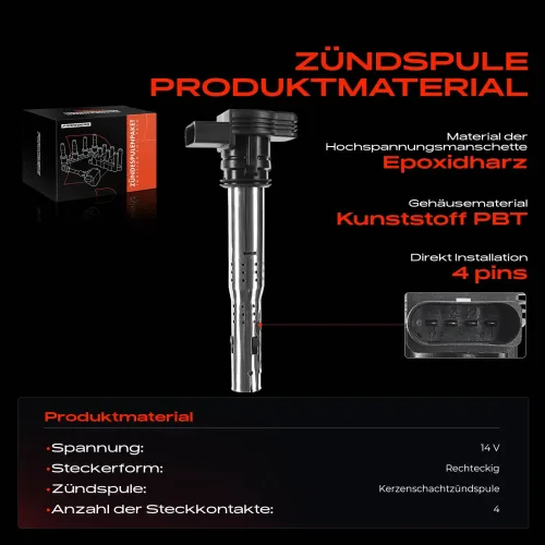 Zündspule 14 V Frankberg 5481FB0015216 Bild Zündspule 14 V Frankberg 5481FB0015216