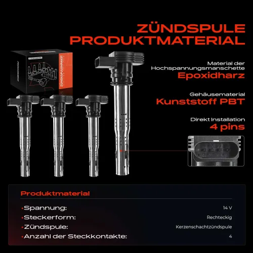 Zündspule 14 V Frankberg 5481FB0015217 Bild Zündspule 14 V Frankberg 5481FB0015217