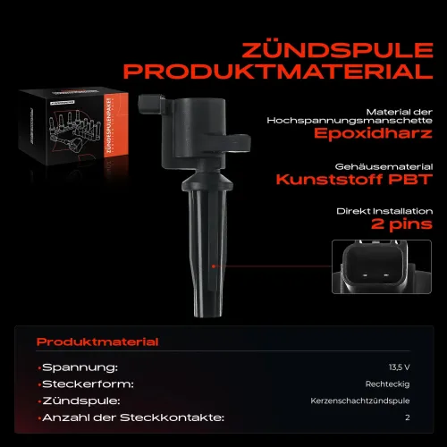 Zündspule 13,5 V Frankberg 5481FB0015228 Bild Zündspule 13,5 V Frankberg 5481FB0015228