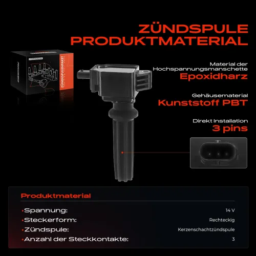 Zündspule 14 V Frankberg 5481FB0015241 Bild Zündspule 14 V Frankberg 5481FB0015241