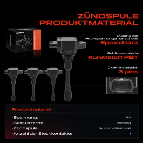 Zündspule 14 V Frankberg 5481FB0015255 Bild Zündspule 14 V Frankberg 5481FB0015255