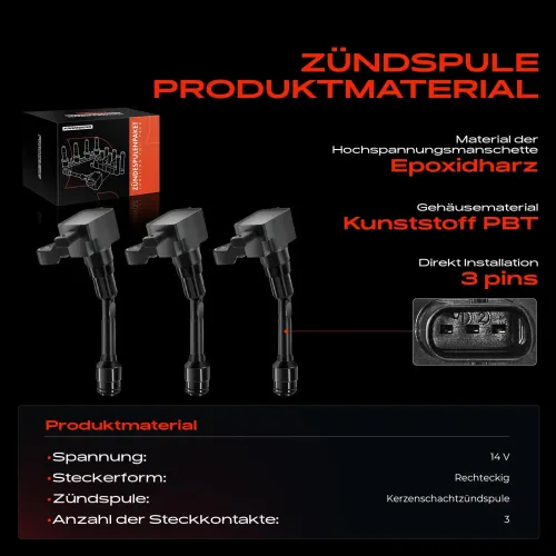 Zündspule 14 V Frankberg 5481FB0015259 Bild Zündspule 14 V Frankberg 5481FB0015259