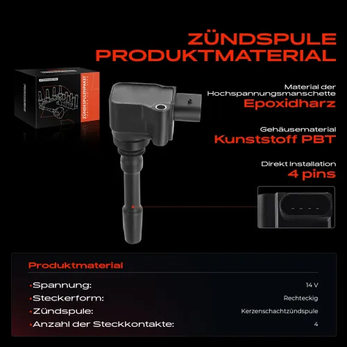 Zündspule 12 V 14 V Frankberg 5481FB0015270 Bild Zündspule 12 V 14 V Frankberg 5481FB0015270