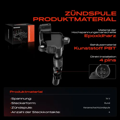 Zündspule 14 V Frankberg 5481FB0015331 Bild Zündspule 14 V Frankberg 5481FB0015331