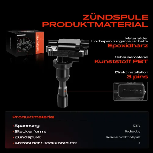 Zündspule 13,5 V Frankberg 5481FB0015337 Bild Zündspule 13,5 V Frankberg 5481FB0015337