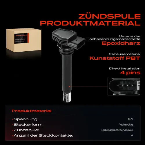Zündspule 14 V Frankberg 5481FB0015368 Bild Zündspule 14 V Frankberg 5481FB0015368