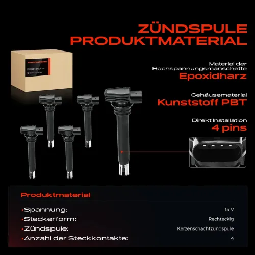 Zündspule 14 V Frankberg 5481FB0015370 Bild Zündspule 14 V Frankberg 5481FB0015370