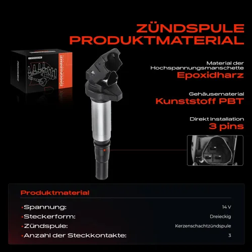 Zündspule 14 V Frankberg 5481FB0015371 Bild Zündspule 14 V Frankberg 5481FB0015371
