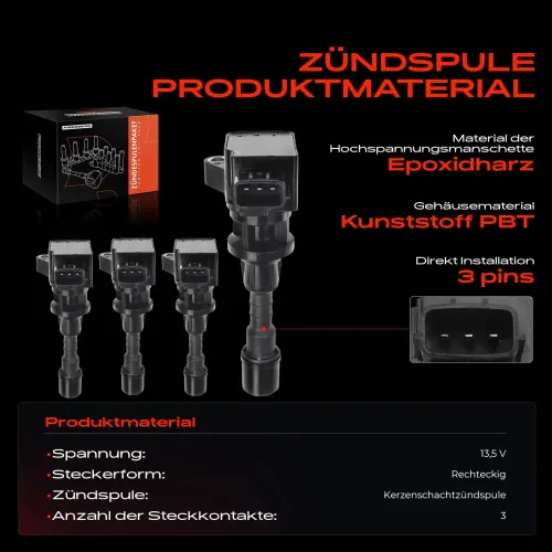 Zündspule 13,5 V Frankberg 5481FB0015382 Bild Zündspule 13,5 V Frankberg 5481FB0015382
