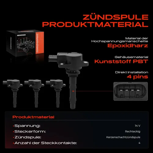 Zündspule 14 V Frankberg 5481FB0015384 Bild Zündspule 14 V Frankberg 5481FB0015384