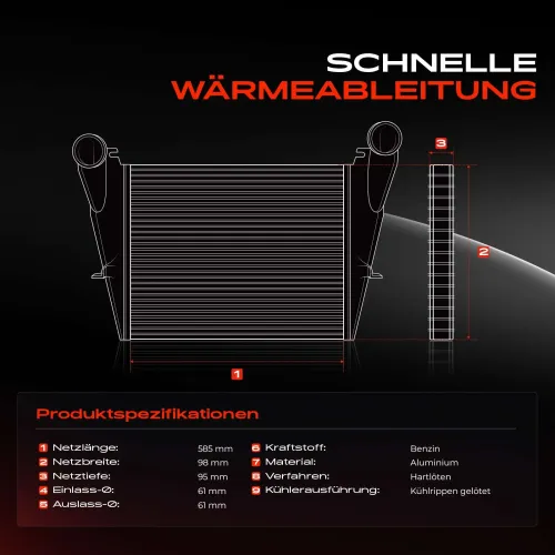 Niedertemperaturkühler, Ladeluftkühler Frankberg 5481FB0015565 Bild Niedertemperaturkühler, Ladeluftkühler Frankberg 5481FB0015565