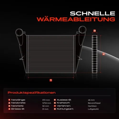 Niedertemperaturkühler, Ladeluftkühler Frankberg 5481FB0015624 Bild Niedertemperaturkühler, Ladeluftkühler Frankberg 5481FB0015624