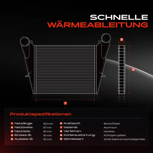 Niedertemperaturkühler, Ladeluftkühler Frankberg 5481FB0015631 Bild Niedertemperaturkühler, Ladeluftkühler Frankberg 5481FB0015631