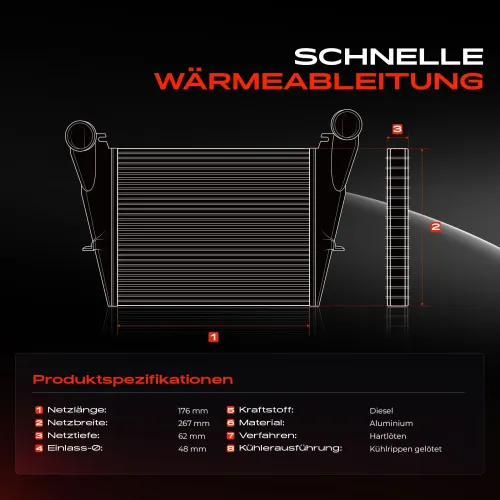 Niedertemperaturkühler, Ladeluftkühler Frankberg 5481FB0015658 Bild Niedertemperaturkühler, Ladeluftkühler Frankberg 5481FB0015658