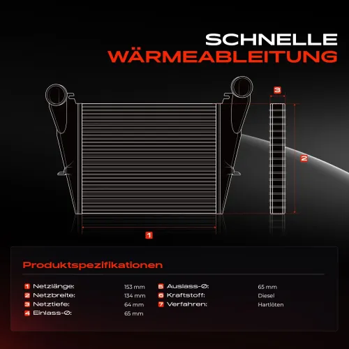 Niedertemperaturkühler, Ladeluftkühler Frankberg 5481FB0015778 Bild Niedertemperaturkühler, Ladeluftkühler Frankberg 5481FB0015778