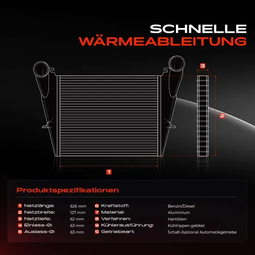 Niedertemperaturkühler, Ladeluftkühler Frankberg 5481FB0015812 Bild Niedertemperaturkühler, Ladeluftkühler Frankberg 5481FB0015812