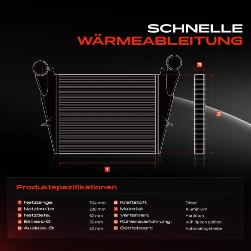 Niedertemperaturkühler, Ladeluftkühler Frankberg 5481FB0015847 Bild Niedertemperaturkühler, Ladeluftkühler Frankberg 5481FB0015847