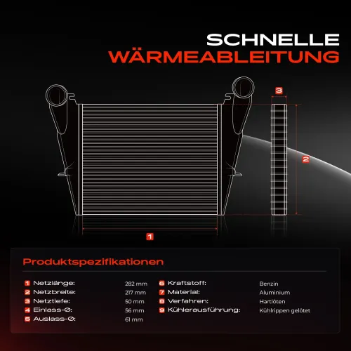Niedertemperaturkühler, Ladeluftkühler Frankberg 5481FB0015849 Bild Niedertemperaturkühler, Ladeluftkühler Frankberg 5481FB0015849
