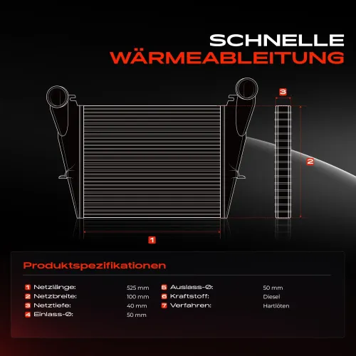 Niedertemperaturkühler, Ladeluftkühler Frankberg 5481FB0015855 Bild Niedertemperaturkühler, Ladeluftkühler Frankberg 5481FB0015855