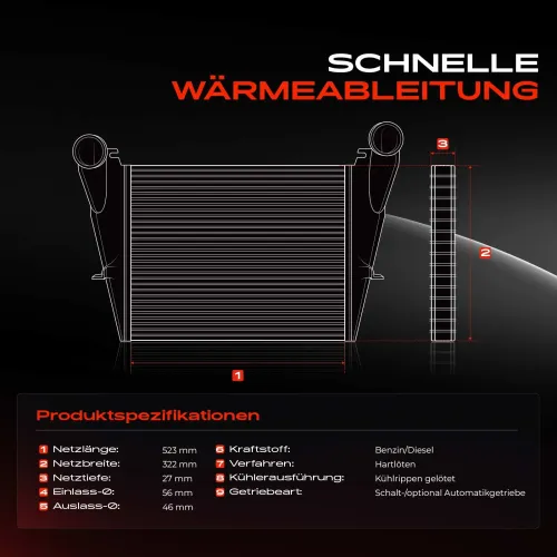 Niedertemperaturkühler, Ladeluftkühler Frankberg 5481FB0015883 Bild Niedertemperaturkühler, Ladeluftkühler Frankberg 5481FB0015883