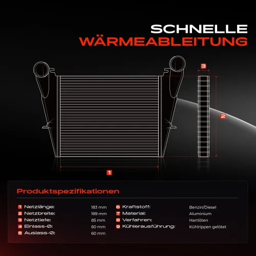 Niedertemperaturkühler, Ladeluftkühler Frankberg 5481FB0015913 Bild Niedertemperaturkühler, Ladeluftkühler Frankberg 5481FB0015913