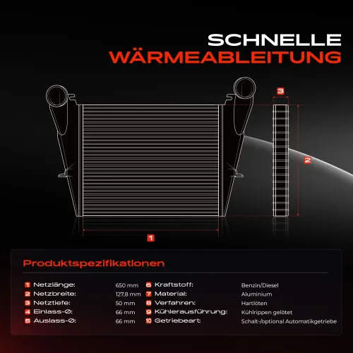 Niedertemperaturkühler, Ladeluftkühler Frankberg 5481FB0015921 Bild Niedertemperaturkühler, Ladeluftkühler Frankberg 5481FB0015921
