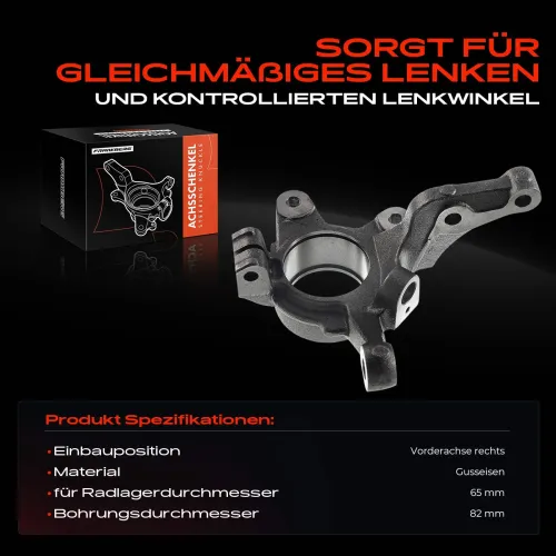 Achsschenkel, Radaufhängung Vorderachse rechts Frankberg 5481FB0015929 Bild Achsschenkel, Radaufhängung Vorderachse rechts Frankberg 5481FB0015929