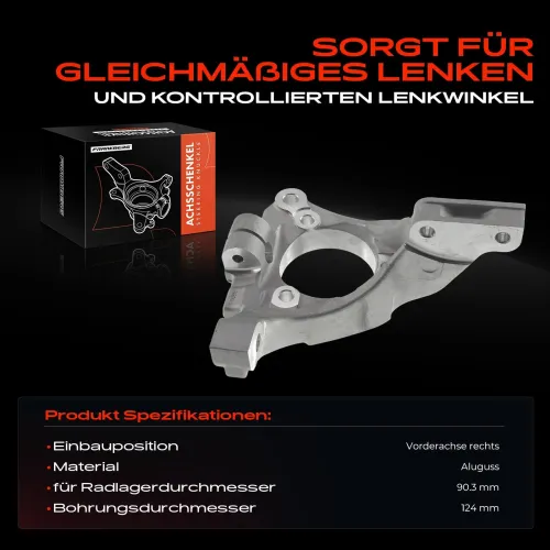 Achsschenkel, Radaufhängung Vorderachse rechts Frankberg 5481FB0015933 Bild Achsschenkel, Radaufhängung Vorderachse rechts Frankberg 5481FB0015933