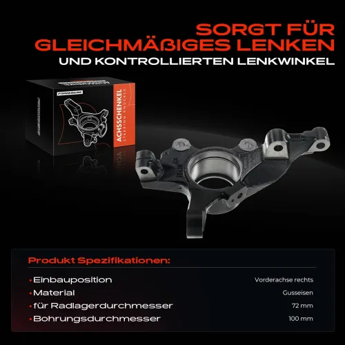 Achsschenkel, Radaufhängung Vorderachse rechts Frankberg 5481FB0015942 Bild Achsschenkel, Radaufhängung Vorderachse rechts Frankberg 5481FB0015942