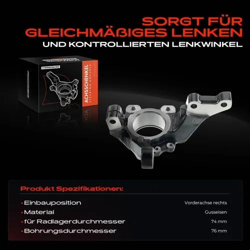 Achsschenkel, Radaufhängung Vorderachse rechts Frankberg 5481FB0015943 Bild Achsschenkel, Radaufhängung Vorderachse rechts Frankberg 5481FB0015943