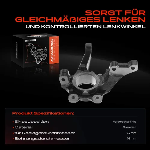 Achsschenkel, Radaufhängung Vorderachse links Frankberg 5481FB0015944 Bild Achsschenkel, Radaufhängung Vorderachse links Frankberg 5481FB0015944