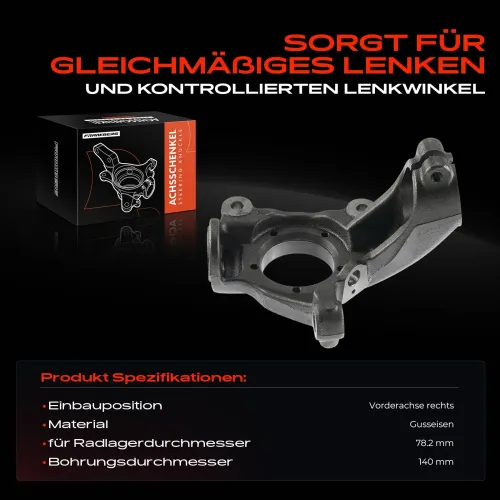 Achsschenkel, Radaufhängung Vorderachse rechts Frankberg 5481FB0015951 Bild Achsschenkel, Radaufhängung Vorderachse rechts Frankberg 5481FB0015951