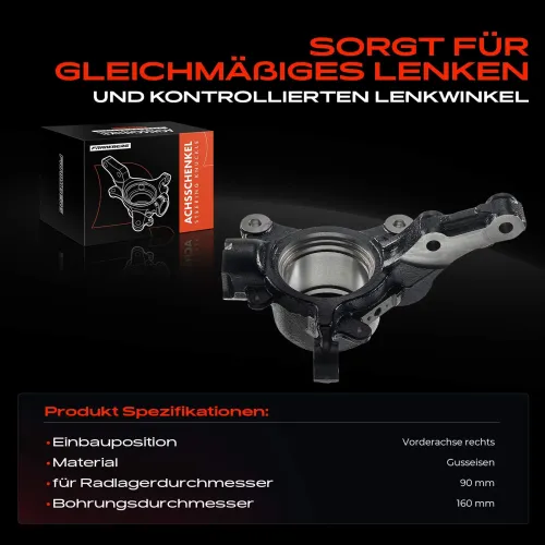 Achsschenkel, Radaufhängung Vorderachse rechts Frankberg 5481FB0015959 Bild Achsschenkel, Radaufhängung Vorderachse rechts Frankberg 5481FB0015959