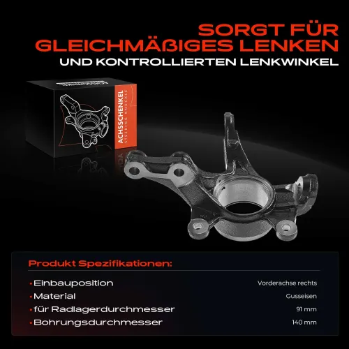 Achsschenkel, Radaufhängung Vorderachse rechts Frankberg 5481FB0015963 Bild Achsschenkel, Radaufhängung Vorderachse rechts Frankberg 5481FB0015963