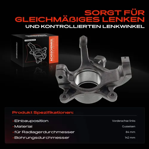 Achsschenkel, Radaufhängung Vorderachse links Frankberg 5481FB0015982 Bild Achsschenkel, Radaufhängung Vorderachse links Frankberg 5481FB0015982