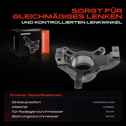 Achsschenkel, Radaufhängung Vorderachse rechts Frankberg 5481FB0015983 Bild Achsschenkel, Radaufhängung Vorderachse rechts Frankberg 5481FB0015983