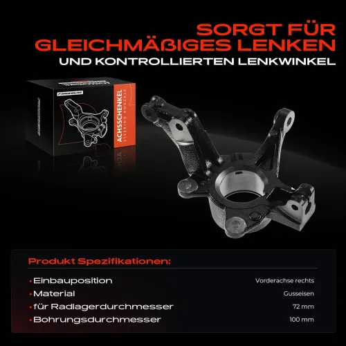 Achsschenkel, Radaufhängung Vorderachse rechts Frankberg 5481FB0015984 Bild Achsschenkel, Radaufhängung Vorderachse rechts Frankberg 5481FB0015984