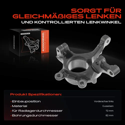 Achsschenkel, Radaufhängung Vorderachse links Frankberg 5481FB0015992 Bild Achsschenkel, Radaufhängung Vorderachse links Frankberg 5481FB0015992