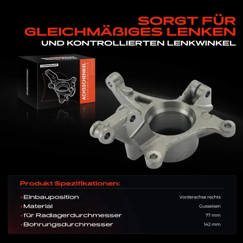 Achsschenkel, Radaufhängung Vorderachse rechts Frankberg 5481FB0015998 Bild Achsschenkel, Radaufhängung Vorderachse rechts Frankberg 5481FB0015998