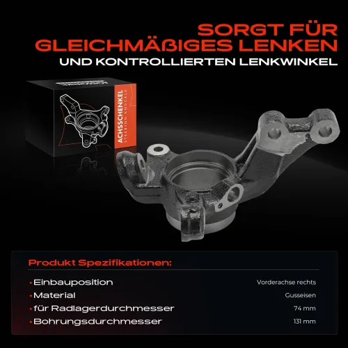 Achsschenkel, Radaufhängung Vorderachse rechts Frankberg 5481FB0016087 Bild Achsschenkel, Radaufhängung Vorderachse rechts Frankberg 5481FB0016087