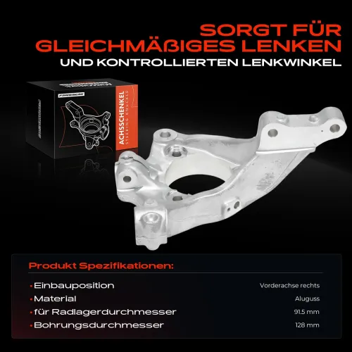 Achsschenkel, Radaufhängung Vorderachse rechts Frankberg 5481FB0016089 Bild Achsschenkel, Radaufhängung Vorderachse rechts Frankberg 5481FB0016089