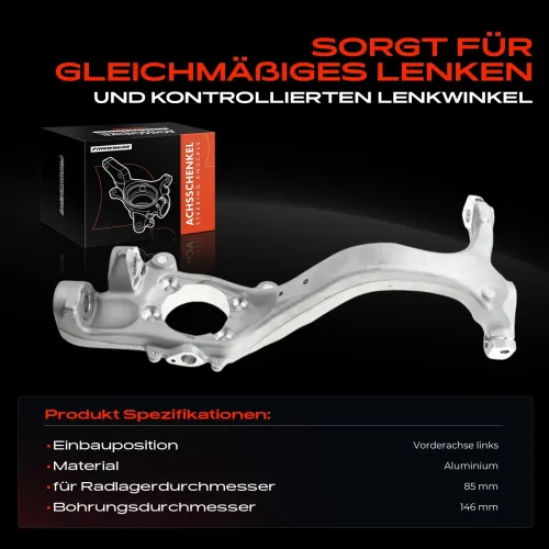 Achsschenkel, Radaufhängung Vorderachse links Frankberg 5481FB0016108 Bild Achsschenkel, Radaufhängung Vorderachse links Frankberg 5481FB0016108