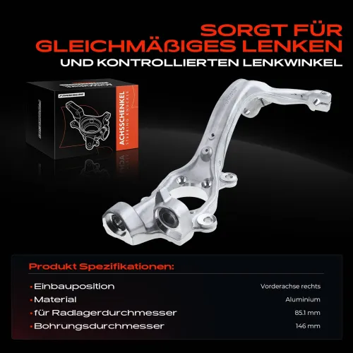 Achsschenkel, Radaufhängung Vorderachse rechts Frankberg 5481FB0016112 Bild Achsschenkel, Radaufhängung Vorderachse rechts Frankberg 5481FB0016112